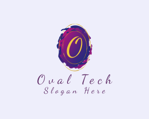 Oval - Oval Watercolor Fashion logo design