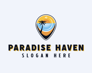 Resort - Travel Beach Resort logo design