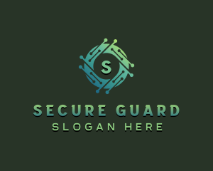 Cybersecurity - Cyberspace Software Developer logo design