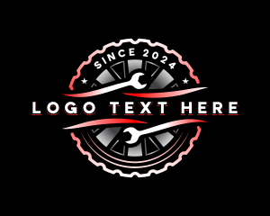 Maintenance - Mechanic Tire Mags logo design