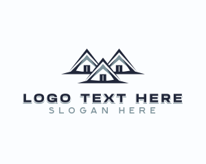 Airbnb - Renovation Roofing Contractor logo design