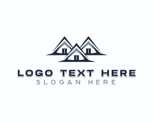 Renovation Roofing Contractor Logo