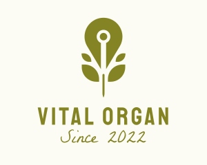 Organic Acupuncture Wellness  logo design