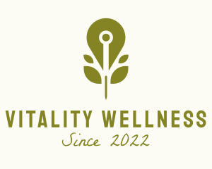 Organic Acupuncture Wellness  logo design