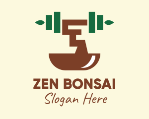 Fitness Gym Bonsai logo design