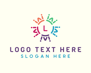 Colorful - Charity Crown Community logo design