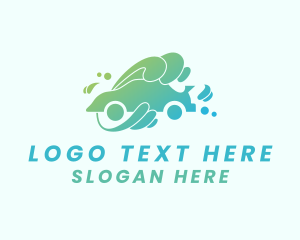 Washing - Vehicle Water Wash logo design