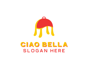 Italian - Sauce Kitchen Cloche logo design