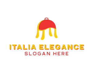 Italy - Sauce Kitchen Cloche logo design