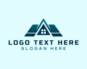 Roof - House Roof Construction logo design