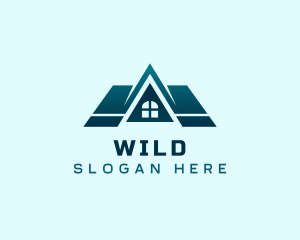 Structure - House Roof Construction logo design