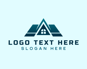 Property - House Roof Construction logo design