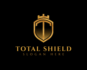 Premier Gold Shield logo design