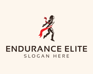 Athletic Race Finish logo design