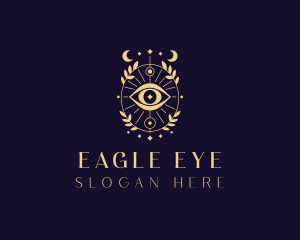 Bohemian Eye Moon logo design