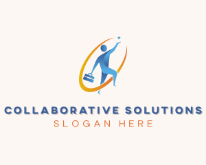 Teamwork - People Leadership Professional logo design