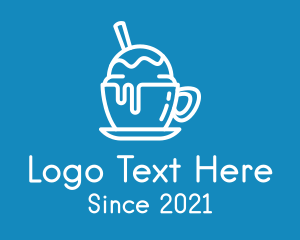 Dairy - Ice Cream Cup logo design