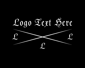 Rapper - Gothic Tattoo Studio logo design
