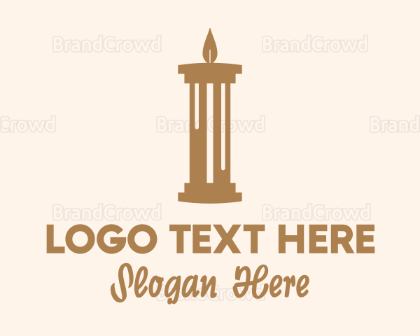 Candle Light Pillar Logo