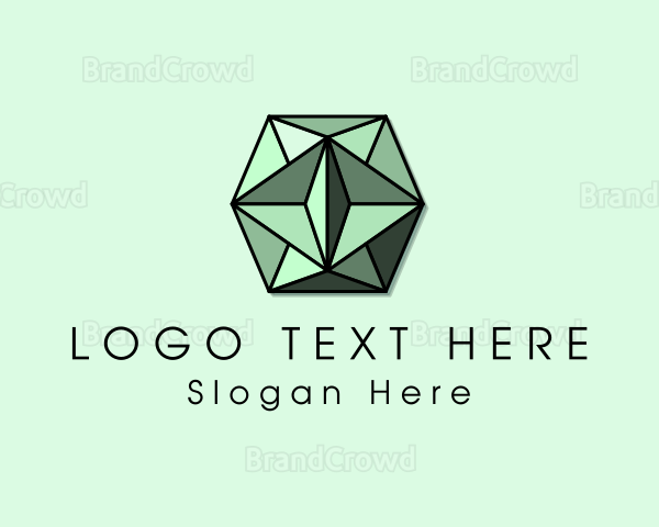 Luxury Emerald Gem Logo