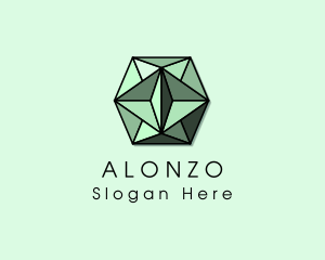 Luxury Emerald Crystal logo design