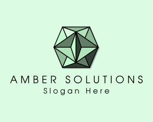 Amber - Luxury Emerald Crystal logo design