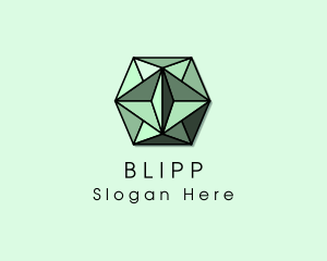 Luxury Emerald Crystal logo design