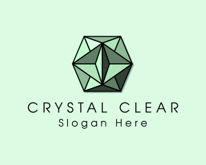 Crystal - Luxury Emerald Crystal logo design