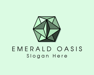 Emerald - Luxury Emerald Crystal logo design