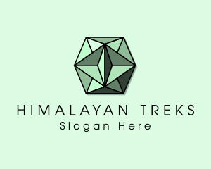 Luxury Emerald Crystal logo design