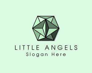 Luxury Emerald Crystal logo design