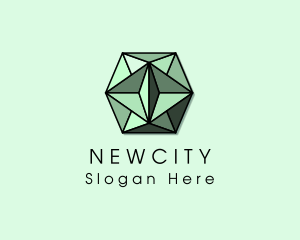 Luxury Emerald Crystal logo design