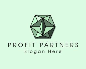 Luxury Emerald Crystal logo design