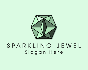 Luxury Emerald Crystal logo design