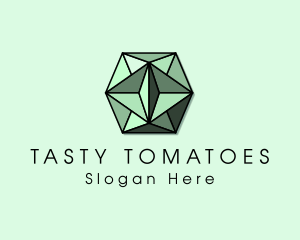 Luxury Emerald Crystal logo design