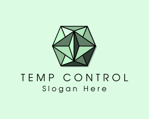 Luxury Emerald Crystal logo design