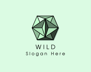 Luxury Emerald Gem logo design