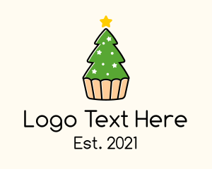 Holiday - Christmas Tree Cake logo design