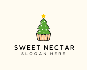 Christmas Tree Cake  logo design