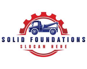 Tow Truck Transportation Logo