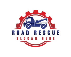 Towing - Tow Truck Transportation logo design