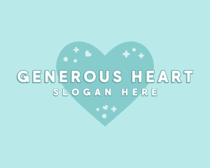 Quirky Heart Shape logo design