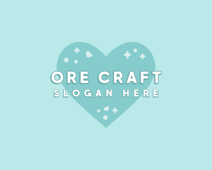 Quirky Heart Shape logo design