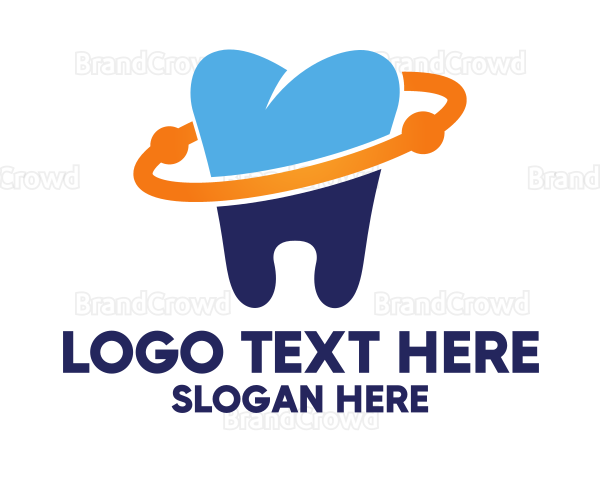Dental Planet Clean Tooth Logo