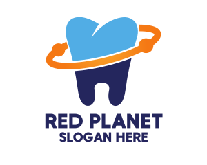 Dental Planet Clean Tooth logo design