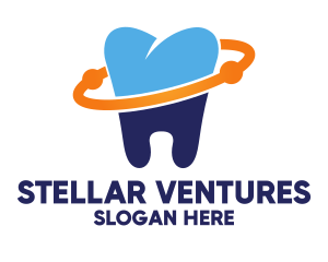 Dental Planet Clean Tooth logo design