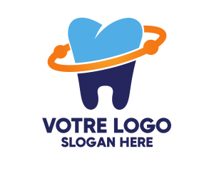 Molar - Dental Planet Clean Tooth logo design