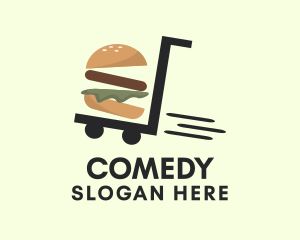 Gourmet - Hamburger Food Delivery logo design