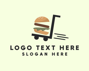 Gourmet - Hamburger Food Delivery logo design