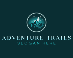 Moon Mountain Adventure logo design